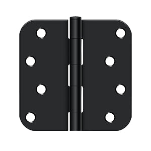 DELTANA 4" x 4" x 5/8" Radius Corner, Residential, Security, Steel Hinge  BULK PACK