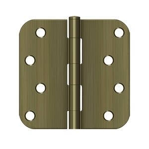 DELTANA 4" x 4" x 5/8" Radius Corner, Residential, NRP, Steel Hinge