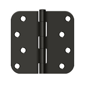 DELTANA 4" x 4" x 5/8" Radius Corner, Residential, NRP, Steel Hinge