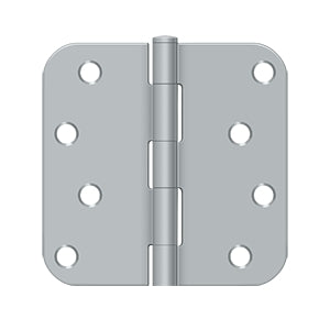 DELTANA 4" x 4" x 5/8" Radius Corner, Residential, NRP, Steel Hinge