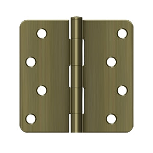 DELTANA 4" x 4" x 1/4" Radius Corner, Residential, Steel Hinge  BULK PACK