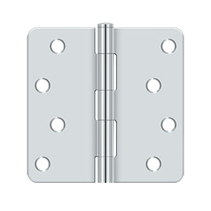 DELTANA 4" x 4" x 1/4" Radius Corner, Residential, Steel Hinge  BULK PACK