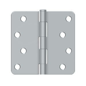 DELTANA 4" x 4" x 1/4" Radius Corner, Residential, Steel Hinge  BULK PACK