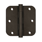 Deltana 3-1/2" x 3-1/2" x 5/8" Radius Corner Residential Distressed Hinge