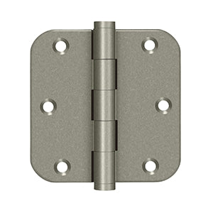 Deltana 3-1/2" x 3-1/2" x 5/8" Radius Corner Residential Distressed Hinge