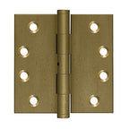 Deltana 4-1/2" x 4-1/2" Square  Corner, Ball Bearing, NRP Distressed Hinge