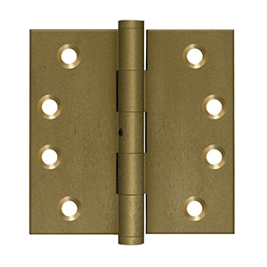 Deltana 4-1/2" x 4-1/2" Square  Corner, Ball Bearing, NRP Distressed Hinge