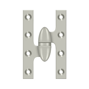 DELTANA 6" x 4"  Solid Brass, Olive Knuckel Hinge