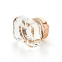 SCHAUB City Lights Rectangular Glass Knob
