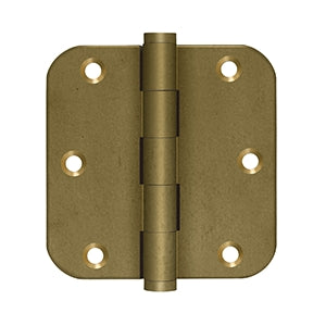 Deltana 3-1/2" x 3-1/2" x 5/8" Radius Corner Residential Distressed Hinge
