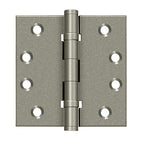 Deltana 4-1/2" x 4-1/2" Square  Corner, Ball Bearing, NRP Distressed Hinge