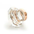 SCHAUB City Faceted Dome Glass Knob