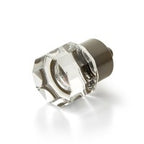 SCHAUB City Lights Round Multi-Sided Glass Knob