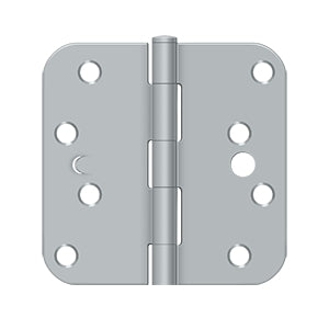DELTANA 4" x 4" x 5/8" Radius Corner Residential Steel Security Stud Hinge
