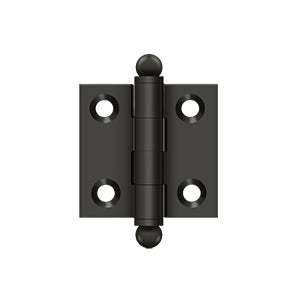 DELTANA 1-1/2" x 1-1/2" Solid Brass, Cabinet Hinge