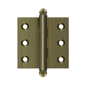 DELTANA 2" x 2" Solid Brass, Cabinet Hinge