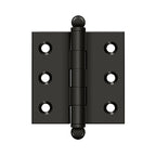DELTANA 2" x 2" Solid Brass, Cabinet Hinge