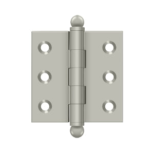 DELTANA 2" x 2" Solid Brass, Cabinet Hinge