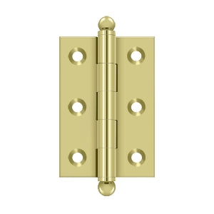 DELTANA 2-1/2" x 1-11/16" Solid Brass, Cabinet Hinge