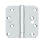 DELTANA 4" x 4" x 5/8" Radius Corner Residential Steel Security Stud Hinge
