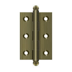 DELTANA 2-1/2" x 1-11/16" Solid Brass, Cabinet Hinge