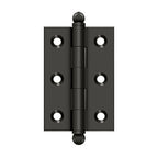 DELTANA 2-1/2" x 1-11/16" Solid Brass, Cabinet Hinge