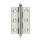 DELTANA 2-1/2" x 1-11/16" Solid Brass, Cabinet Hinge