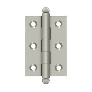 DELTANA 2-1/2" x 1-11/16" Solid Brass, Cabinet Hinge