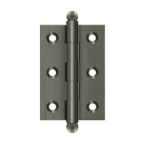 DELTANA 2-1/2" x 1-11/16" Solid Brass, Cabinet Hinge