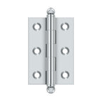 DELTANA 2-1/2" x 1-11/16" Solid Brass, Cabinet Hinge