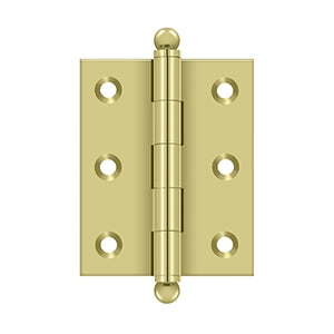 DELTANA 2-1/2" x 2" Solid Brass, Cabinet Hinge