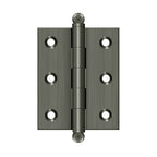 DELTANA 2-1/2" x 2" Solid Brass, Cabinet Hinge