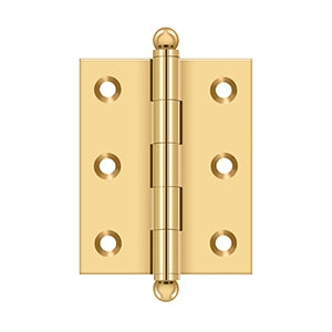 DELTANA 2-1/2" x 2" Solid Brass, Cabinet Hinge