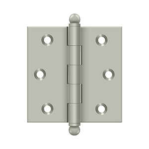 DELTANA 2-1/2" x 2-1/2" Solid Brass, Cabinet Hinge
