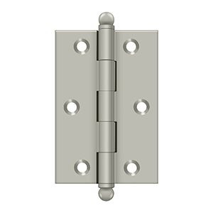 DELTANA 3" x 2" Solid Brass, Cabinet Hinge