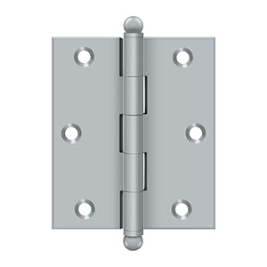 DELTANA 3" x 2-1/2" Solid Brass, Cabinet Hinge