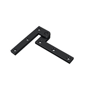 DELTANA 3-7/8" x 5/8" x 1-5/8" Solid Brass Pivot Hinge