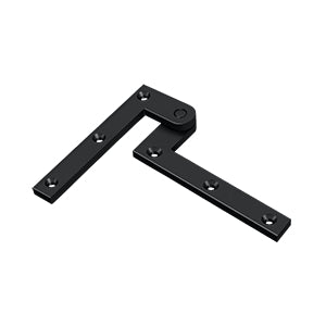 DELTANA 4-3/8" x 5/8" x 1-7/8" Solid Brass Pivot Hinge