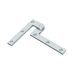 DELTANA 4-3/8" x 5/8" x 1-7/8" Solid Brass Pivot Hinge