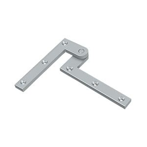 DELTANA 4-3/8" x 5/8" x 1-7/8" Solid Brass Pivot Hinge