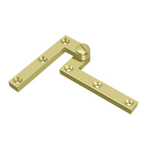 DELTANA 4-3/8" x 5/8" x 1-7/8" Solid Brass Pivot Hinge