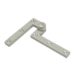 DELTANA 4-3/8" x 5/8" x 1-7/8" Solid Brass Pivot Hinge