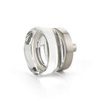 SCHAUB City Lights Flat Disc Glass Knob