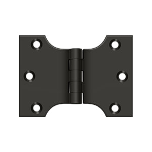 DELTANA 3" x 4" Full Mortise Parliament Hinge
