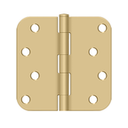 DELTANA 4" x 4" x 5/8" Radius Corner, Residential, Benchmark Security, Steel Hinge