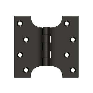 DELTANA 4" x 4" Full Mortise, Solid Brass, Parliament Hinge