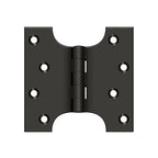 DELTANA 4" x 4" Full Mortise, Solid Brass, Parliament Hinge