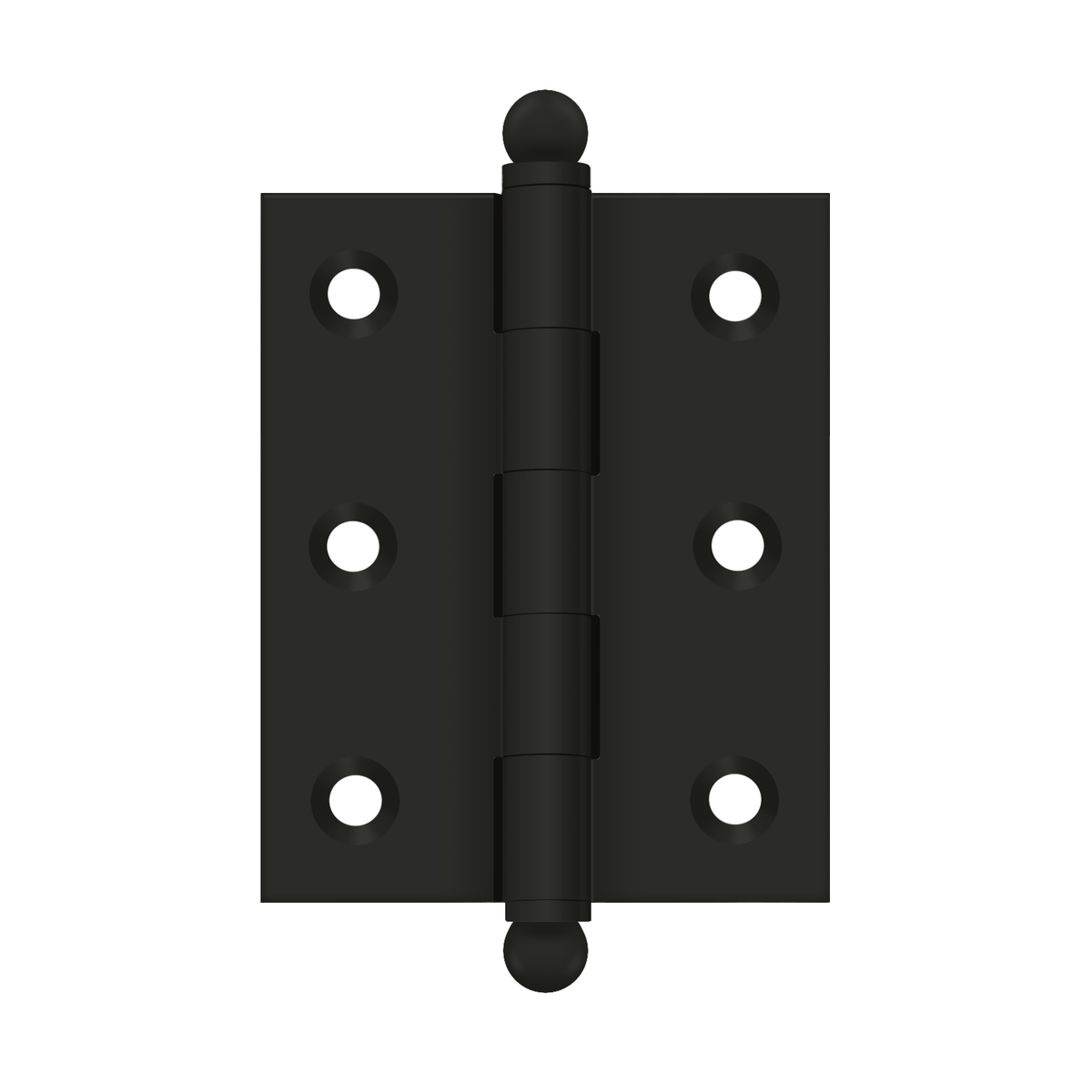 DELTANA 2-1/2" x 2" Solid Brass, Cabinet Hinge