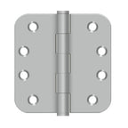 DELTANA 4" x 4" x 5/8" Radius Corner, Stainless Steel, Residential, NRP Hinge