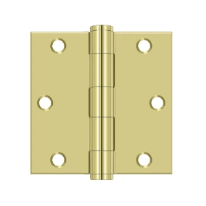 DELTANA 3-1/2" x 3-1/2" x 1/4" Radius Corner, Heavy Duty, Hinge